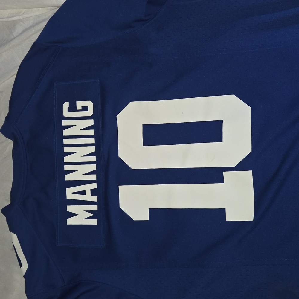 Eli Manning #10 SB N.Y. Giants Football Jersey 2012